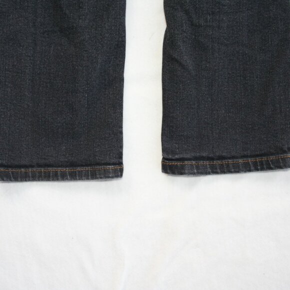 BOYS 8 SLIM BLACK DENIM JEANS ADJUSTABLE WAIST RELAXED FIT PANTS POCKETS SCHOOL - Picture 10 of 11